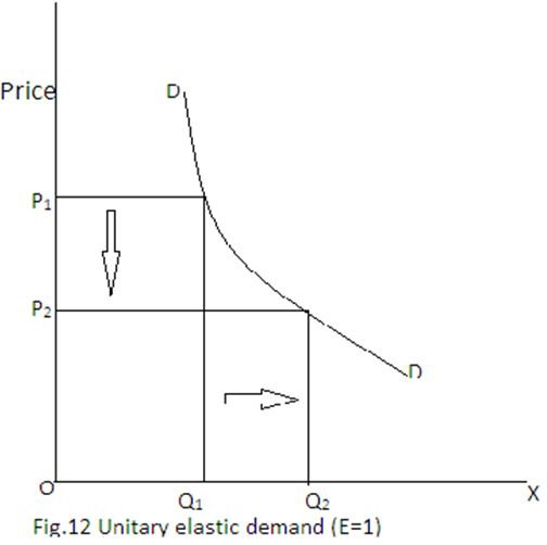 unit elastic demand