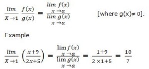 Algebra of Limits Homework Help in Math - Homework1